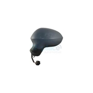Retrovisore Elettrico Sinistro 5 PIN con Primer Termico Vetro Convesso Seat Leon (1P1) 2005>2013 (VERS. 2009>) - RE017640