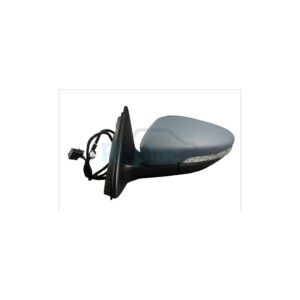 Retrovisore Elettrico Sinistro 9 PIN con Primer Termico Asferico Richiudibile Elettricamente con Fanalino Integrato con Luce di Cortesia Volkswagen EOS (1F7/1F8) 2006>2011 - RE020500 - OE 5C7857507AM