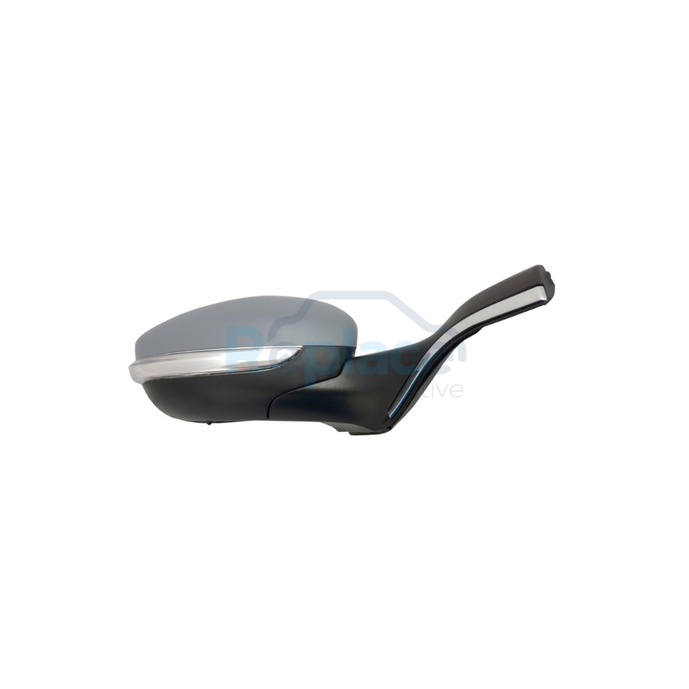 Retrovisore Elettrico Destro 11 PIN con Profilo Cromato con Primer Termico Vetro Convesso Richiudibile Elettricamente con Fanalino Integrato con Sonda Peugeot 2008 I (CU) 2013>2016 - RE023840 - OE 1611240780
