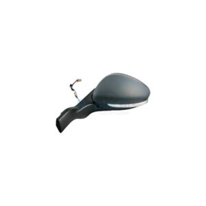 Retrovisore Elettrico Sinistro 9 PIN con Profilo Cromato con Primer Termico Vetro Convesso Richiudibile Elettricamente con Fanalino Integrato Peugeot 2008 I (CU) 2013>2016 - RE023850 - OE 1611240680 1611240880