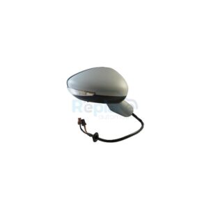 Retrovisore Elettrico Destro 12 PIN con Primer Termico Vetro Convesso Richiudibile Elettricamente con Fanalino Integrato con Luce di Cortesia con Sonda Citroën DS5 2011>2015 - RE025010 - OE 1607213180