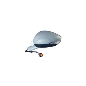 Retrovisore Elettrico Sinistro 6 PIN con Primer Termico Vetro Convesso con Fanalino Integrato Peugeot 508 I (8D) 2011>2015 - RE025040 - OE 8154SF