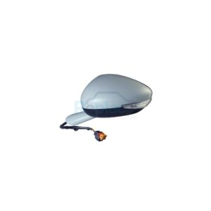 Retrovisore Elettrico Destro 16 PIN con Primer Termico Vetro Convesso Richiudibile Elettricamente con Fanalino Integrato con Luce di Cortesia con Memoria con Sonda Peugeot 508 I (8D) 2011>2015 - RE025050 - OE 8154SL