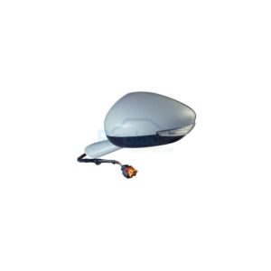 Retrovisore Elettrico Destro 12 PIN con Primer Termico Vetro Convesso Richiudibile Elettricamente con Fanalino Integrato con Luce di Cortesia con Sonda Peugeot 508 I (8D) 2011>2015 - RE026440 - OE 8154SJ