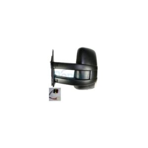 Retrovisore Manuale Sinistro Braccio Lungo Vetro Convesso con Fanalino Integrato Iveco Daily 2007>2011 (VERS. 01/2009>) - RE027550 - OE 3800429 5801367573