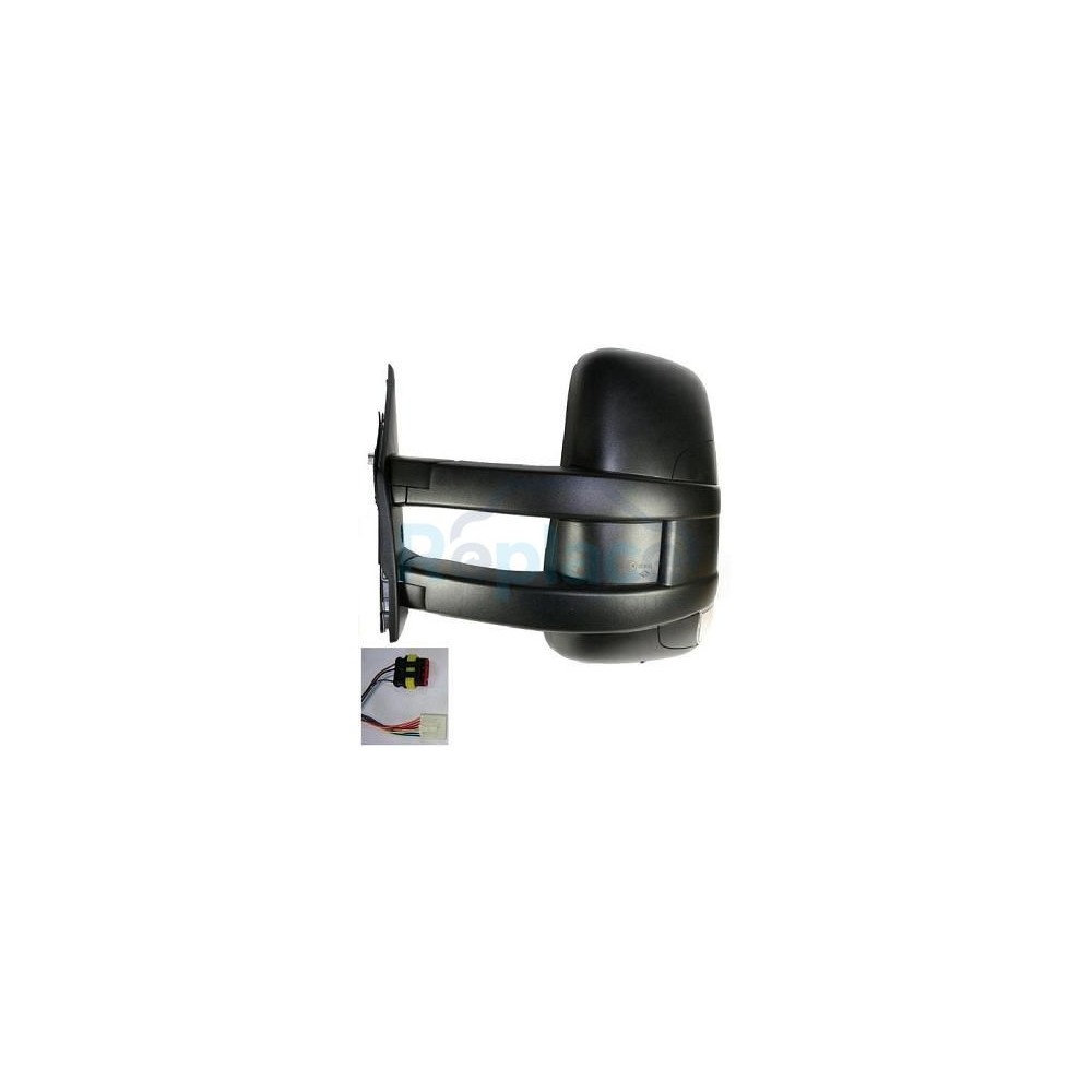 Retrovisore Manuale Sinistro Braccio Lungo Vetro Convesso con Fanalino Integrato Iveco Daily 2007>2011 (VERS. 01/2009>) - RE027550 - OE 3800429 5801367573