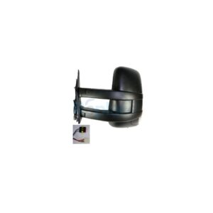 Retrovisore Elettrico Destro Braccio Lungo Termico Vetro Convesso con Fanalino Integrato con Connettore (GRANDE) Iveco Daily 2007>2011 - RE027560 - OE 3800424 5801367568