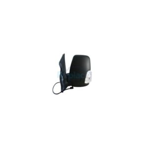 Retrovisore Elettrico Destro Braccio Corto Nero 6 PIN Termico Vetro Convesso con Fanalino Integrato (BIANCO) Ford Transit (F3/FCD/FDD/FAD/FED) 2013>2019 - RE028710 - OE 2477238