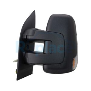 Retrovisore Elettrico Sinistro Braccio Corto 9 PIN Termico Vetro Convesso con Fanalino Integrato (BIANCO) con Sonda Iveco Daily 2014>2019 - RE028860 - OE 5801552552 5801552556