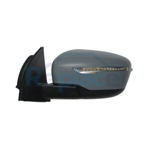 Retrovisore Elettrico Sinistro 7 PIN con Primer Termico Vetro Convesso con Fanalino Integrato Nissan Qashqai (J11) 2013>2017 - RE028880