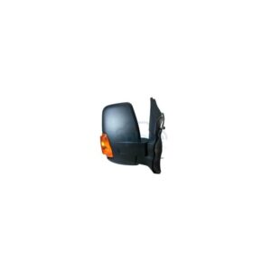 Retrovisore Elettrico Destro Braccio Corto Nero 8 PIN Termico Vetro Convesso Richiudibile Elettricamente con Fanalino Integrato (ARANCIO) Ford Transit (F3/FCD/FDD/FAD/FED) 2013>2019 - RE030660 - OE 2474651