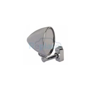 Retrovisore Rotondo a Goccia con Attacco (A MORSETTO) Fiat 500 F / L / R 1965>1975 - RE030950