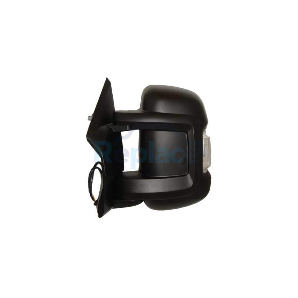 Retrovisore Elettrico Sinistro Braccio Corto 12 PIN 5W Termico Vetro Convesso Richiudibile Elettricamente con Fanalino Integrato con Sonda Citroën e Jumper III 2020>2023 - RE031660 - OE 1633561280 1635192380