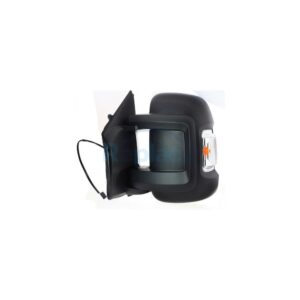 Retrovisore Elettrico Sinistro Braccio Corto 10 PIN 16W Termico Vetro Convesso Richiudibile Elettricamente con Fanalino Integrato Citroën Jumper III 2006>2014 - RE031680 - OE 1633561280 1635192380
