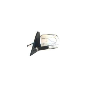 Retrovisore Elettrico Destro Cromato 10 PIN Termico Vetro Convesso Richiudibile Elettricamente con Fanalino Integrato con Luce di Cortesia Mitsubishi Pajero (V8W/V9W) 2007>2012 - RE033860 - OE 7632C670HA