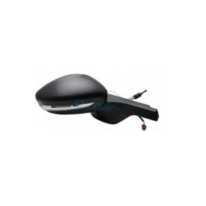 Retrovisore Meccanico Destro Nero 4 PIN Vetro Convesso con Fanalino Integrato con Sonda Citroën C3 (SX) 2016>2024 (VERS. <2018) - RE034050 - OE 98128564XT
