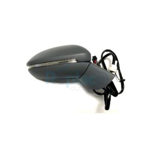 Retrovisore Elettrico Destro 15 PIN Base da Verniciare con Primer Termico Vetro Convesso Richiudibile Elettricamente con Fanalino Integrato con Luce di Cortesia con Memoria Antiabbagliante VOLKSWAG... - RE034190