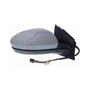 Retrovisore Elettrico Destro 13 PIN con Primer Termico Vetro Convesso Richiudibile Elettricamente con Fanalino Integrato con Luce di Cortesia con Sonda Renault Clio V (B7) 2019>2023 - RE034210 - OE 963012196R