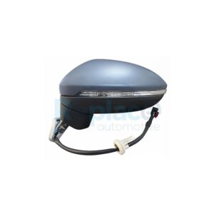 Retrovisore Elettrico Sinistro 15 PIN con Primer Termico Asferico Richiudibile Elettricamente con Fanalino Integrato con Luce di Cortesia Antiabbagliante Volkswagen Golf Sportsvan (AM1/AN1) 2014>20... - RE034420 - OE 5TB857507D9B9