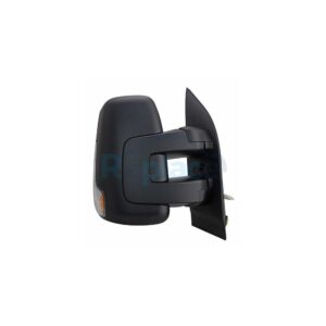 Retrovisore Manuale Sinistro Braccio Corto 4 PIN Termico Vetro Convesso con Fanalino Integrato con Sonda Iveco Daily 2014>2019 - RE034560 - OE 5801552550 5802495911