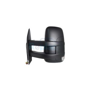Retrovisore Manuale Destro Braccio Lungo Nero 2 PIN Vetro Convesso con Fanalino Integrato Iveco Daily 2014>2019 - RE035310 - OE 5801679489 5802029773