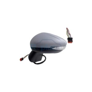 Retrovisore Elettrico Destro 8 PIN Calotta Nera Termico Vetro Convesso con Fanalino Integrato con Sonda Citroën C3 AIR Cross (2R/2C) 2017>2021 - RE035730 - OE 98179847XT