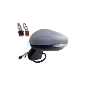 Retrovisore Elettrico Sinistro 12 PIN con Primer Termico Vetro Convesso Richiudibile Elettricamente con Fanalino Integrato con Luce di Cortesia con Sistema Blis Citroën C3 AIR Cross (2R/2C) 2017>20... - RE035800