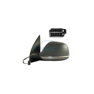 Retrovisore Elettrico Destro 7 PIN Base Cromata GPS Sistem VERS.7/2013 -> con Primer Termico Vetro Convesso Richiudibile Elettricamente Volkswagen Amarok P/U (S6/S7) 2010>2016 - RE036910 - OE 2H1857508FARYP