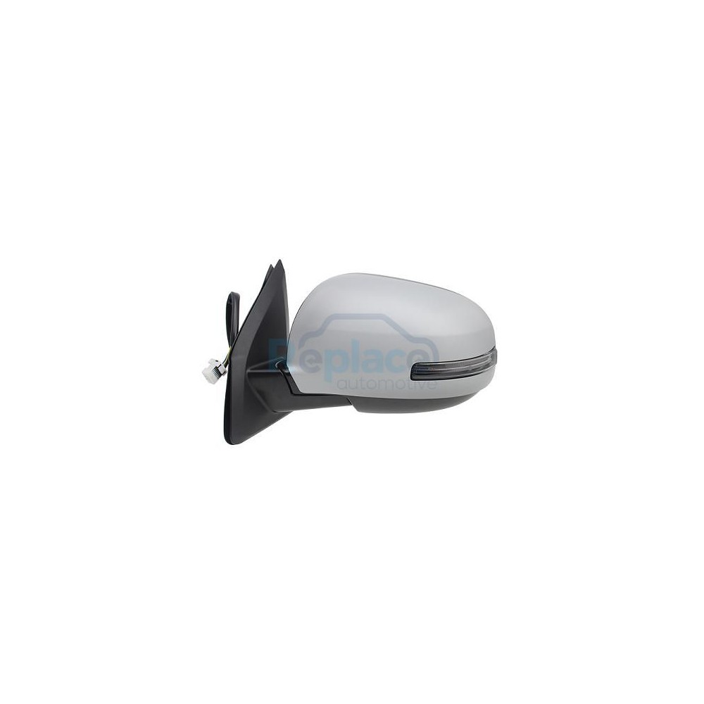 Retrovisore Elettrico Sinistro 9 PIN con Primer Termico Vetro Convesso Richiudibile Elettricamente con Fanalino Integrato Mitsubishi ASX (GAW) 2010>2014 - RE037450 - OE 7632B543