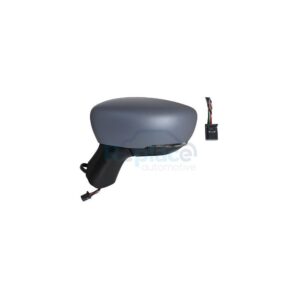 Retrovisore Elettrico Sinistro 9 PIN con Primer Termico Asferico Richiudibile Elettricamente con Fanalino Integrato Renault Captur I (J5/H5) 2017>2020 - RE039040 - OE 963027007R