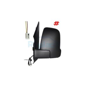 Retrovisore Elettrico Sinistro Nero 7 PIN MOD.2019 2 Connettori Termico Vetro Convesso con Fanalino Integrato Mercedes-Benz Sprinter (W907) 2018> - RE039390 - OE A91081089019051