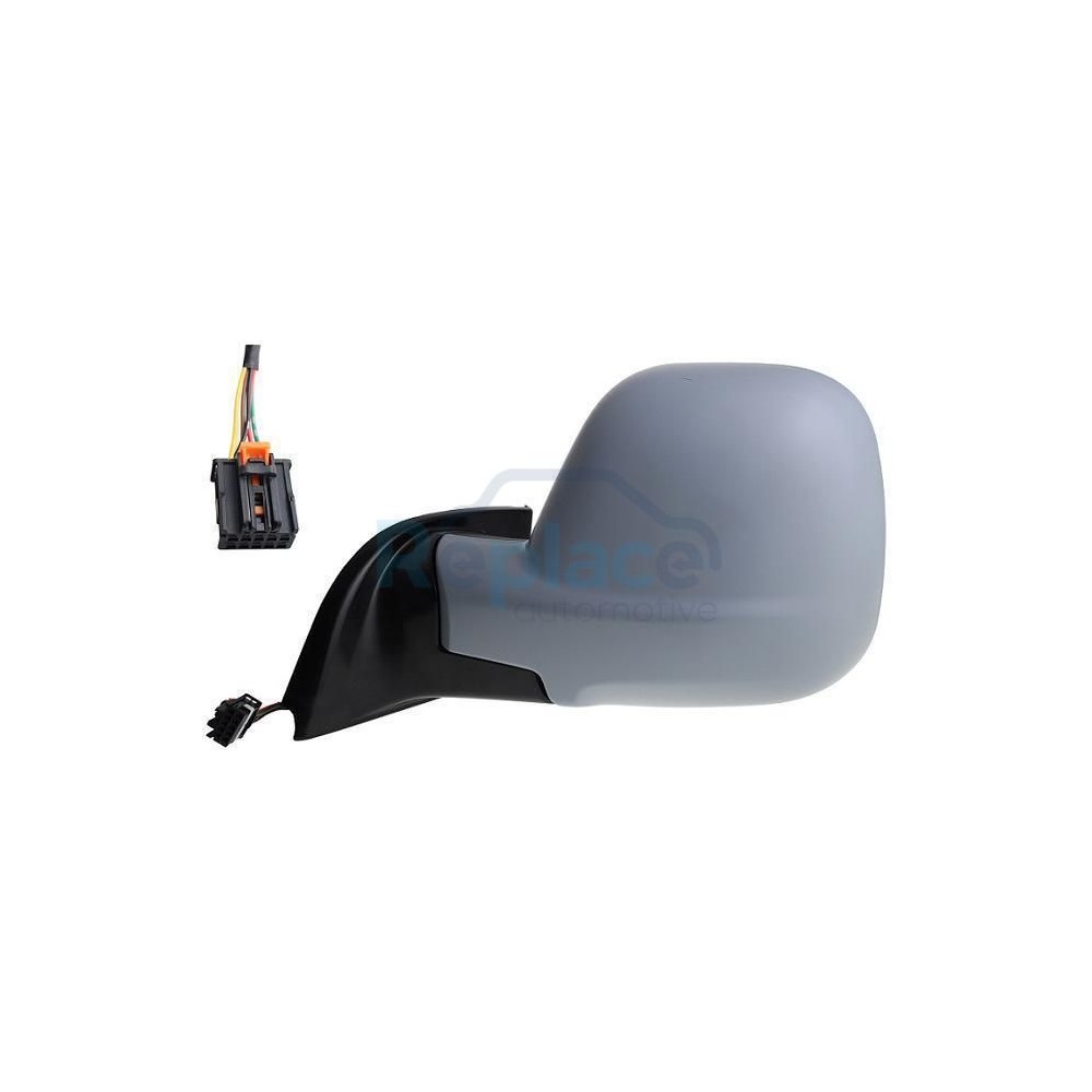 Retrovisore Elettrico Sinistro 5 PIN con Primer Termico Vetro Convesso Citroën Berlingo (ER/EC) 2019>2024 - RE039570 - OE 98169898XT