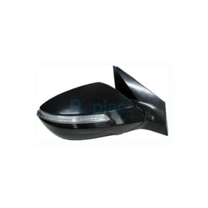 Retrovisore Elettrico Sinistro Nero con Primer Termico Asferico Richiudibile Elettricamente con Fanalino Integrato Hyundai i40 (VF) 2011> - RE040000 - OE 876103Z030
