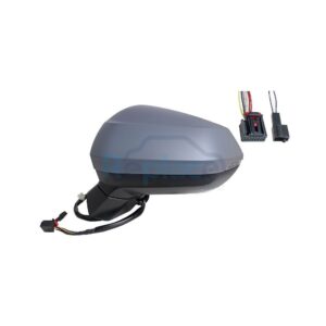 Retrovisore Elettrico Sinistro 12 PIN con Primer Termico Asferico con Fanalino Integrato con Lane Assist Audi Q2 (GAB/GAG) 2016>2020 - RE040640 - OE 81B857409C9B9