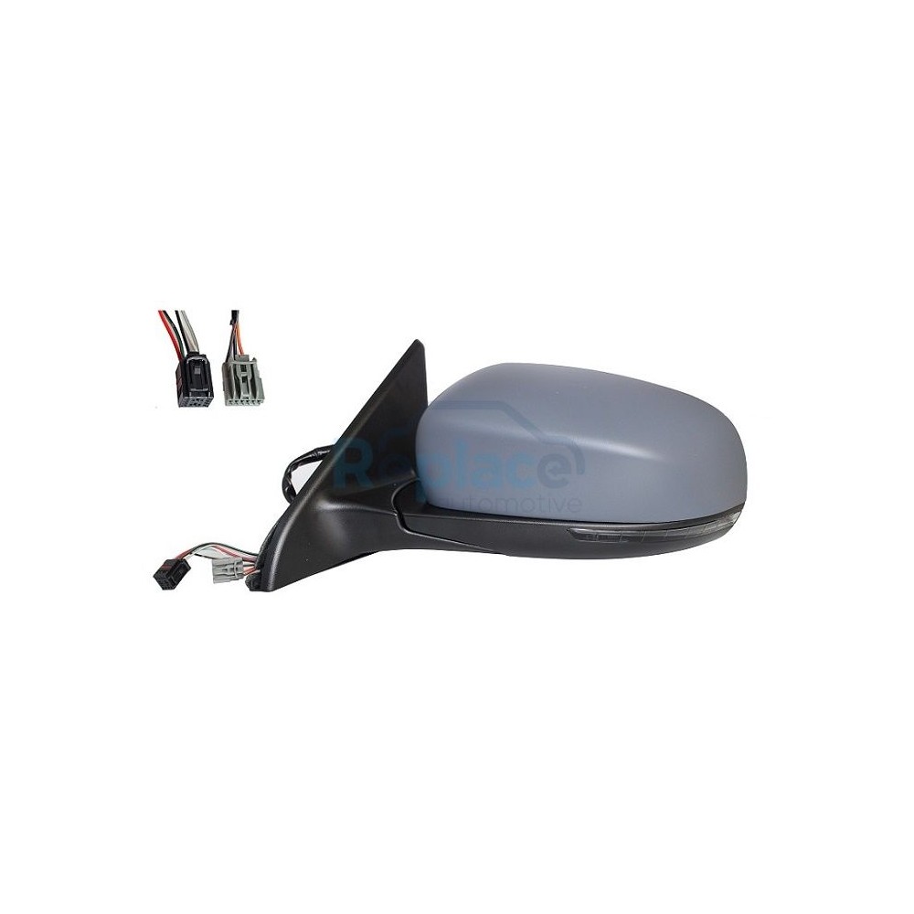 Retrovisore Elettrico Sinistro 4+3 PIN con Primer Termico Asferico con Fanalino Integrato Jeep Compass (MP/M6/MV/M7) 2016>2022 - RE040820 - OE K68365163AA