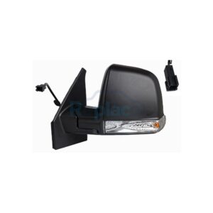 Retrovisore Meccanico Destro Nero 2 PIN MOD.COMBI/PANORAMA Vetro Convesso con Fanalino Integrato Fiat Doblo (263) 2009>2015 - RE041130 - OE 735668166