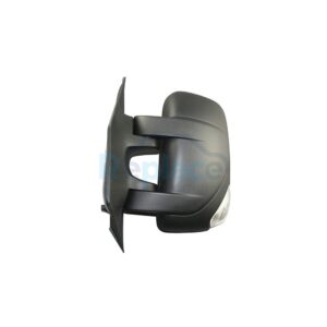 Retrovisore Manuale Destro Nero 2 PIN Vetro Convesso con Fanalino Integrato (5W BIANCO) Nissan Interstar (X70) 2009>2021 - RE041580