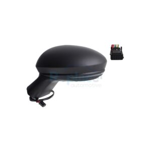 Retrovisore Elettrico Sinistro 7 PIN Calotta Nera Termico Asferico con Fanalino Integrato Renault Clio V (B7) 2019>2023 - RE041730 - OE 963026687R