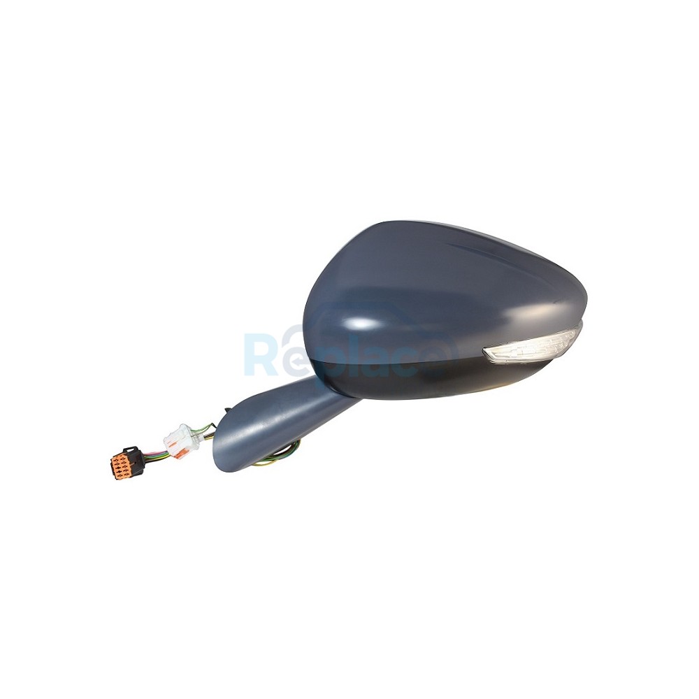 Retrovisore Elettrico Destro 18 PIN con Primer Termico Vetro Convesso Richiudibile Elettricamente con Fanalino Integrato con Luce di Cortesia con Memoria con Sistema Blis Citroën C4 Grand Picasso (... - RE041870 - OE 1610546080