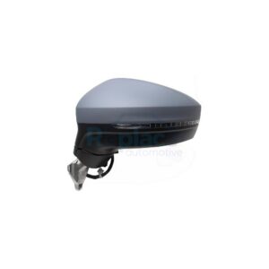Retrovisore Elettrico Destro 9 PIN con Primer Termico Vetro Convesso Richiudibile Elettricamente con Fanalino Integrato con Luce di Cortesia con Lane Assist Volkswagen Tiguan (AD1/AX1) 2016>2020 - RE042680 - OE 5NN857508T9B9