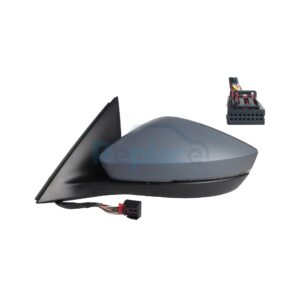 Retrovisore Elettrico Destro 6 PIN con Primer Termico Vetro Convesso con Fanalino Integrato (LED) Skoda Kamiq (NW4) 2019>2024 - RE043680 - OE 658857508