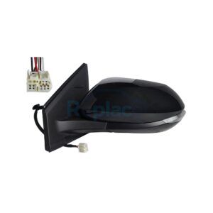 Retrovisore Elettrico Destro 8 PIN con Primer Termico Vetro Convesso Richiudibile Elettricamente con Fanalino Integrato Mazda 2 Hybrid (KB) 2022> - RE043910 - OE 87910K0040
