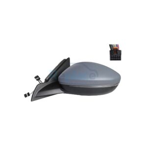 Retrovisore Elettrico Destro 8+4 PIN con Primer Termico Vetro Convesso Richiudibile Elettricamente con Fanalino Integrato con Sonda con Sistema Blis Opel Corsa F (P2J0) 2019>2023 - RE044020 - OE 983758801T 98260171XT