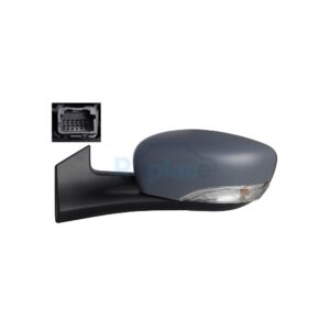 Retrovisore Elettrico Sinistro 7 PIN con Primer Termico Asferico con Fanalino Integrato Renault ZOE (BFM) 2012>2019 - RE044390 - OE 963020936R