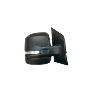 Retrovisore Elettrico Sinistro Nero 8 PIN Termico Vetro Convesso Richiudibile Elettricamente con Fanalino Integrato con Sistema Blis Volkswagen Crafter (SY/SX/SYI/SYJ/SZ) 2017> - RE044660 - OE 7C1857407L9B9