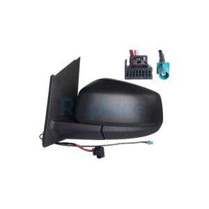 Retrovisore Elettrico Sinistro Nero 5+1 PIN Termico Vetro Convesso con Antenna Ford TRANSIT/TOURNEO Connect (CFJ) 2022> - RE045710
