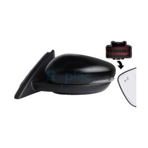 Retrovisore Elettrico Destro 15 PIN con Primer Termico Vetro Convesso Richiudibile Elettricamente con Fanalino Integrato con Luce di Cortesia con Memoria con Sistema Blis Ford Kuga (DFK) 2020>2024 - RE045860