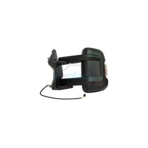 Retrovisore Elettrico Sinistro Braccio Lungo Termico Vetro Convesso con Fanalino Integrato (16W) con Sonda Fiat Ducato III (250) 2006>2014 - RE046030 - OE 1635193480 1635686180