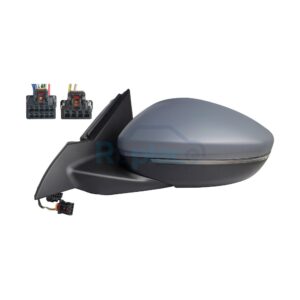 Retrovisore Elettrico Sinistro 10+2 PIN con Primer Termico Vetro Convesso Richiudibile Elettricamente con Fanalino Integrato con Luce di Cortesia con Sistema Blis Opel Mokka (J13) 2020>2024 - RE046210 - OE 983588699V
