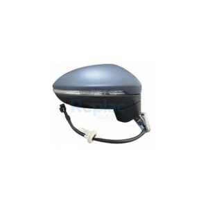 Retrovisore Elettrico Sinistro 13 PIN con Primer Termico Asferico Richiudibile Elettricamente con Fanalino Integrato con Luce di Cortesia Volkswagen Golf Sportsvan (AM1/AN1) 2014>2018 - RE048510